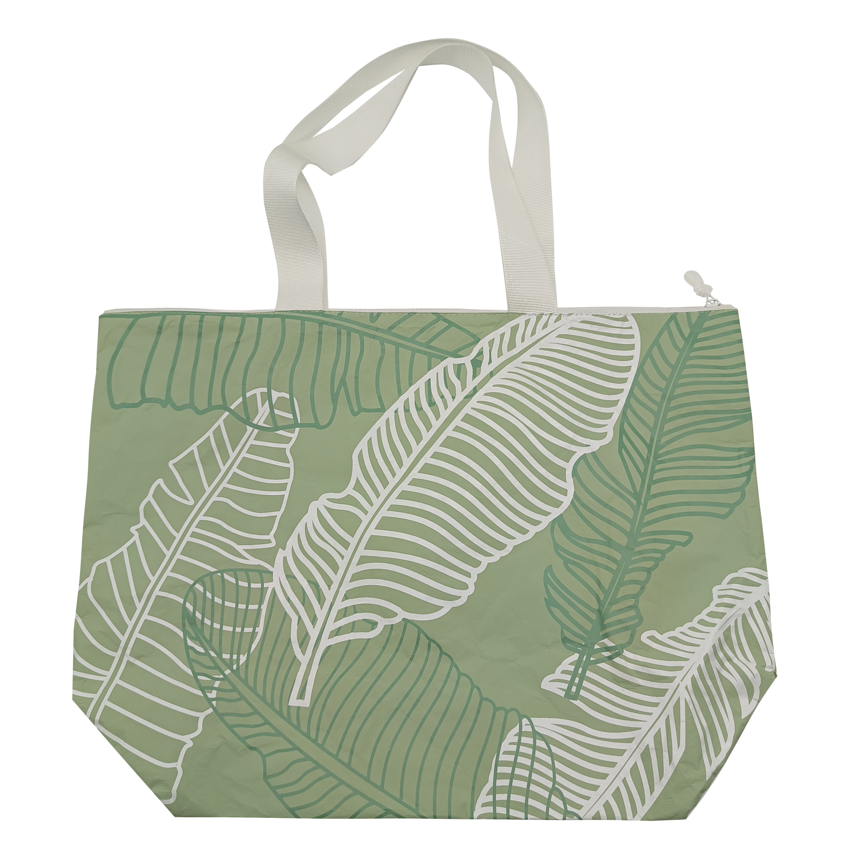 Custom Logo Printed Dupont Tyvek Paper Beach Bag Shopping Bag White Tyvek Tote Bag With Zipper