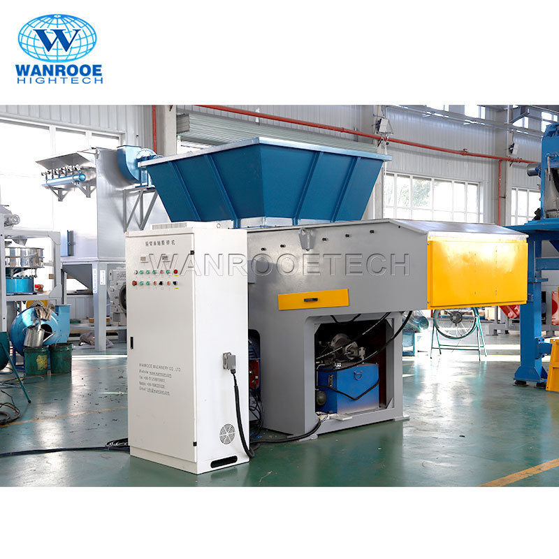 100-1500kg/h PP PE HDPE Pipe Lump Plastic Crusher Machine Plastic Recycling Shredder