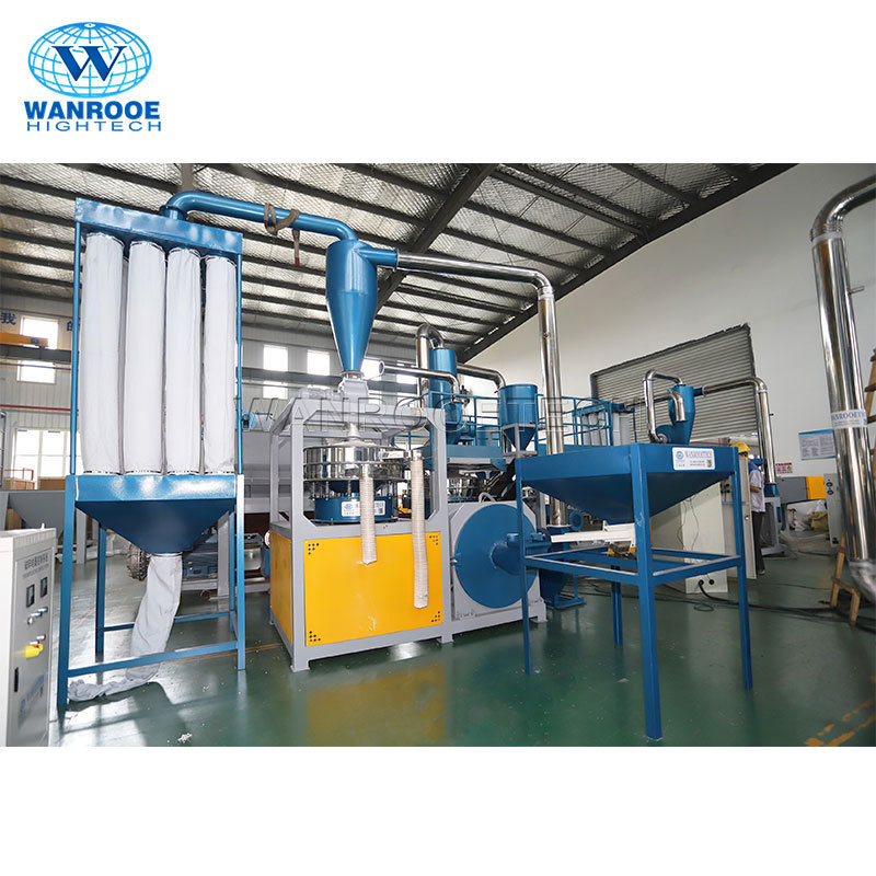 100-1000kg/h E waste Recycling Machine PCB Pulverizer PVC Powder Making Machine