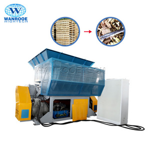 100-2000kg/h Waste Wood Pallet and Chipper Wood Shredder Machine