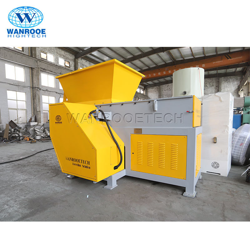 100-2000kg/ Waste PS Foam IBC Barrel Fluffy Material Single Shaft Shredder Machine