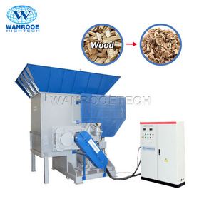 100-2000kg/h Waste Wood Pallet Shredder Office Chair Shredder Single Shaft Shredder Machine