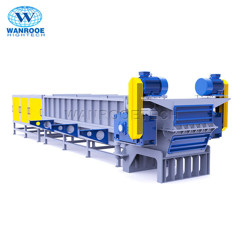 Industrial Plastic PP PE LDPE LLDPE Shredding Machine Large Pipe HDPE Shredder Machine