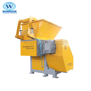 100-2000kg/ Waste PS Foam IBC Barrel Fluffy Material Single Shaft Shredder Machine