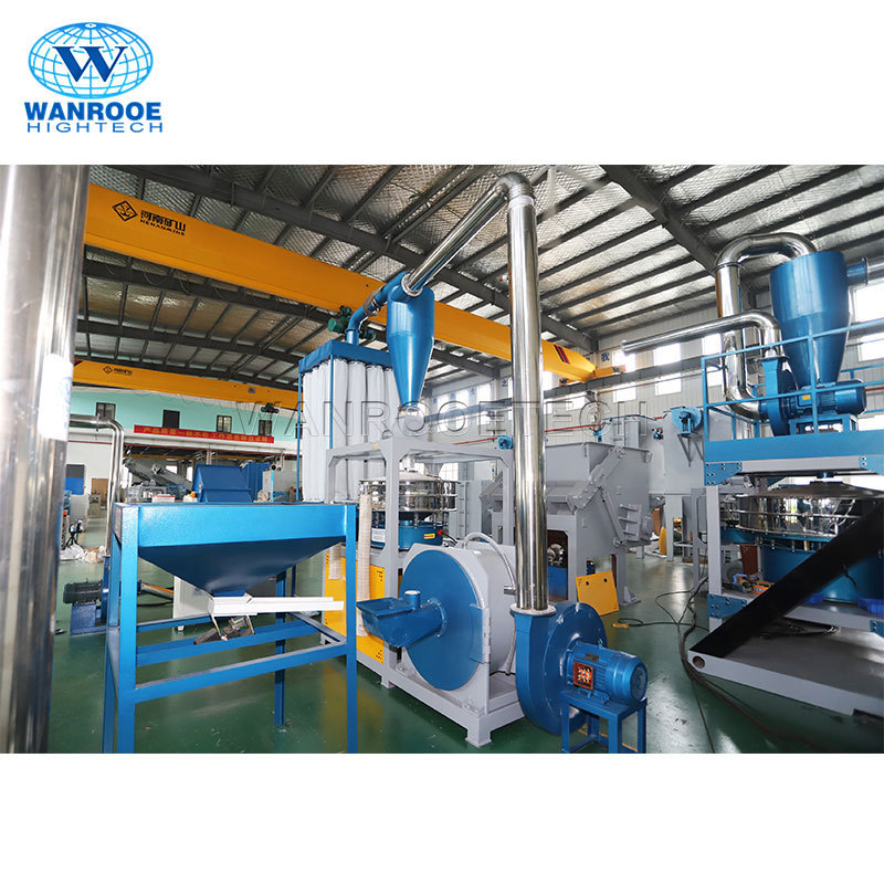 100-1000kg/h E waste Recycling Machine PCB Pulverizer PVC Powder Making Machine