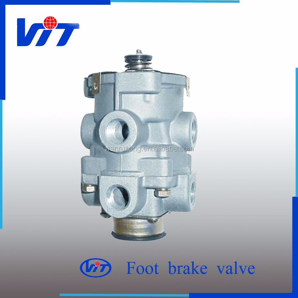 VIT Truck Parts E-6 Foot Brake Control Valve Dual Circuit Replaces 286171 9618800010 for American Truck