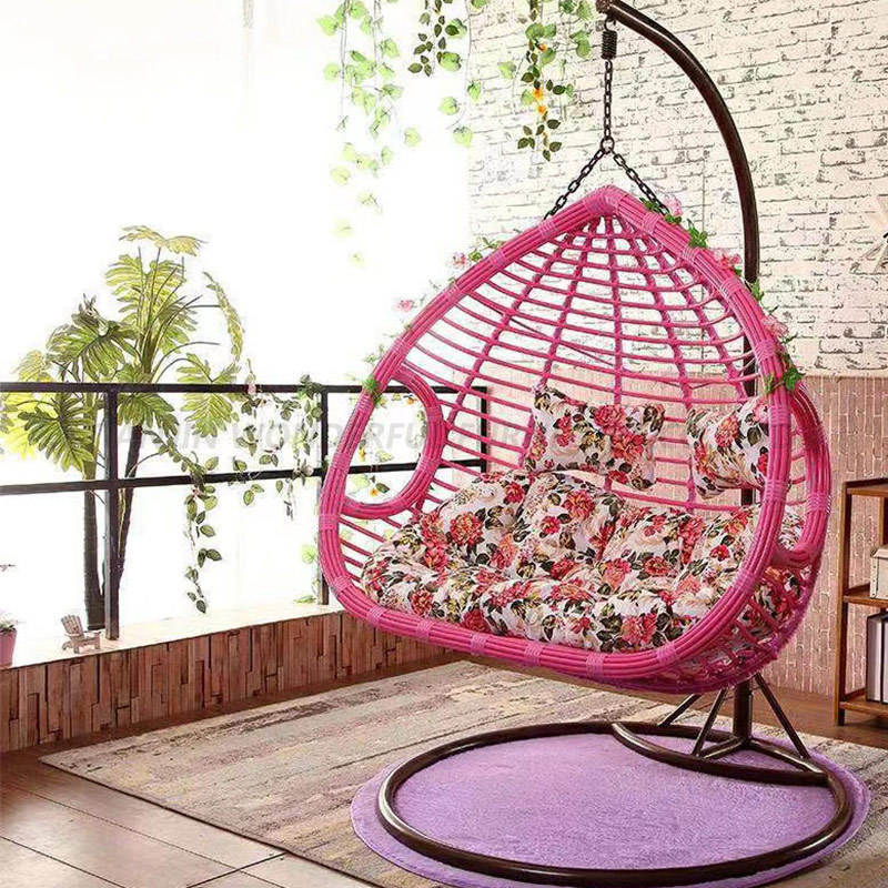 Wicker Patio Hammock Outdoor Rattan Garden Egg Hanging Swing Chair