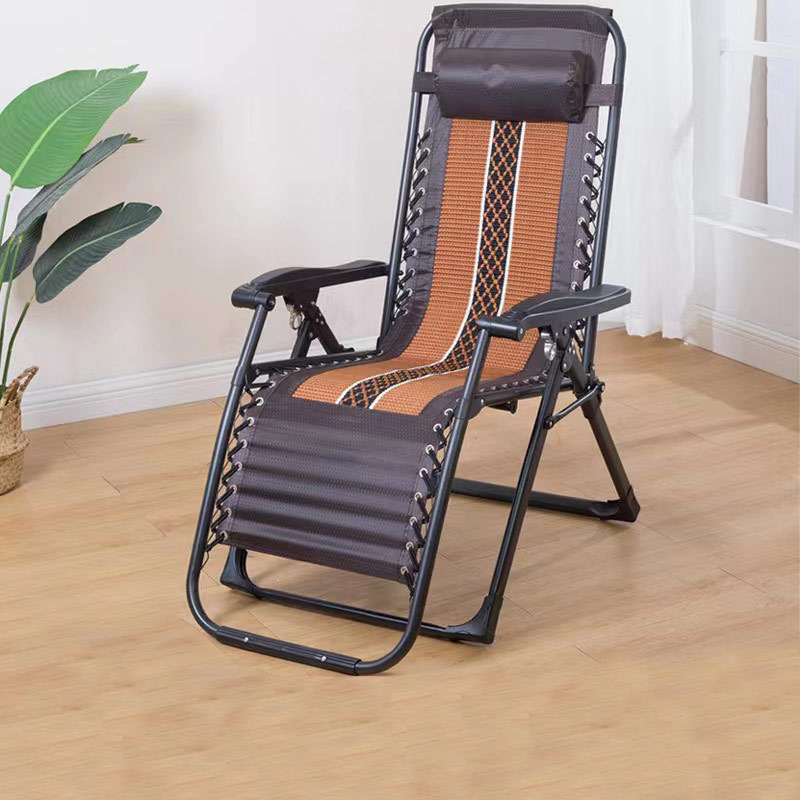 Hot Popular Dildo Lazy Rocking Chair Outdoor Portable Folding Sensory Zero Gravity Rocking Rattan Wood Chair With Foot Rest