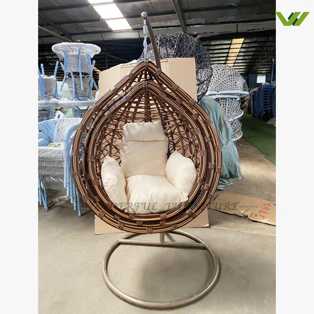 Customized small medium and large cost-effective Indoor Outdoor Furniture Hammock Swing Chair Garden Hanging Patio Swing Chair