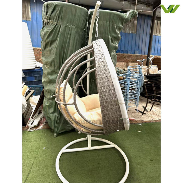 Popular Egg Swing Chair Reasonable Price Garden Furniture Patio Swings Hanging Chair With Or Without Stand