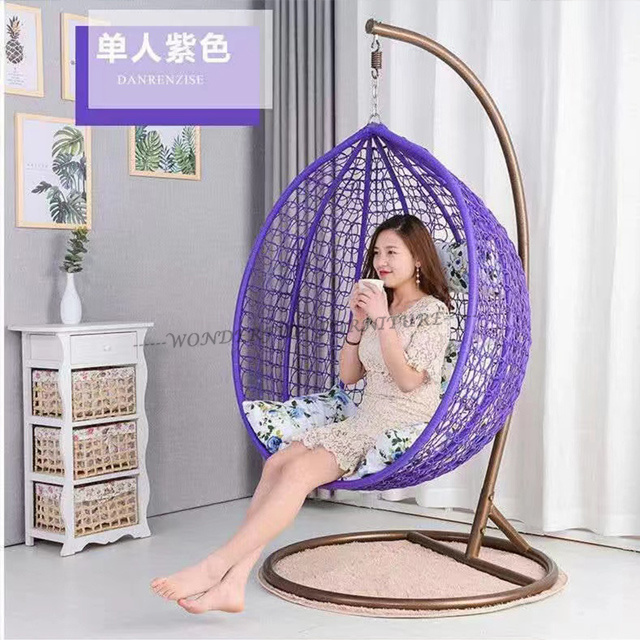 Metal Base Hammock Swing Chair For Indoor Outdoor Patio Lovely Egg Swing Chair