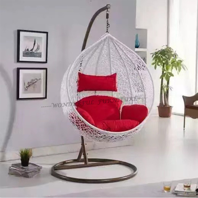 Metal Base Hammock Swing Chair For Indoor Outdoor Patio Lovely Egg Swing Chair