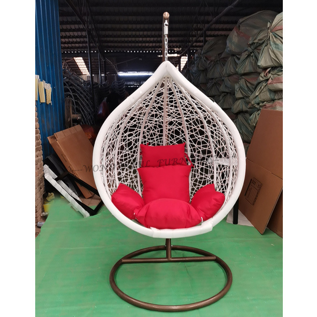 Metal Base Hammock Swing Chair For Indoor Outdoor Patio Lovely Egg Swing Chair