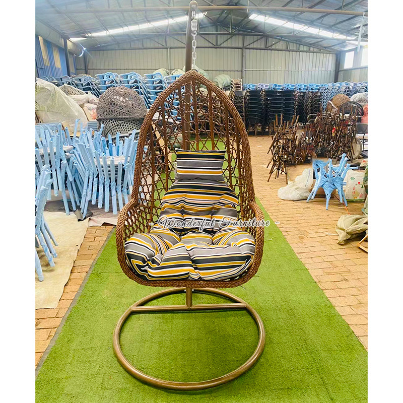 Hot Sale Rattan Swing Chair Cheap Porch Swing Indoor Swing Chair For Living Room