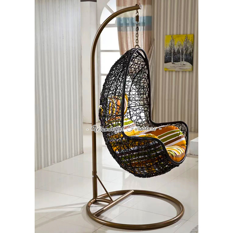 Hot Sale Rattan Swing Chair Cheap Porch Swing Indoor Swing Chair For Living Room