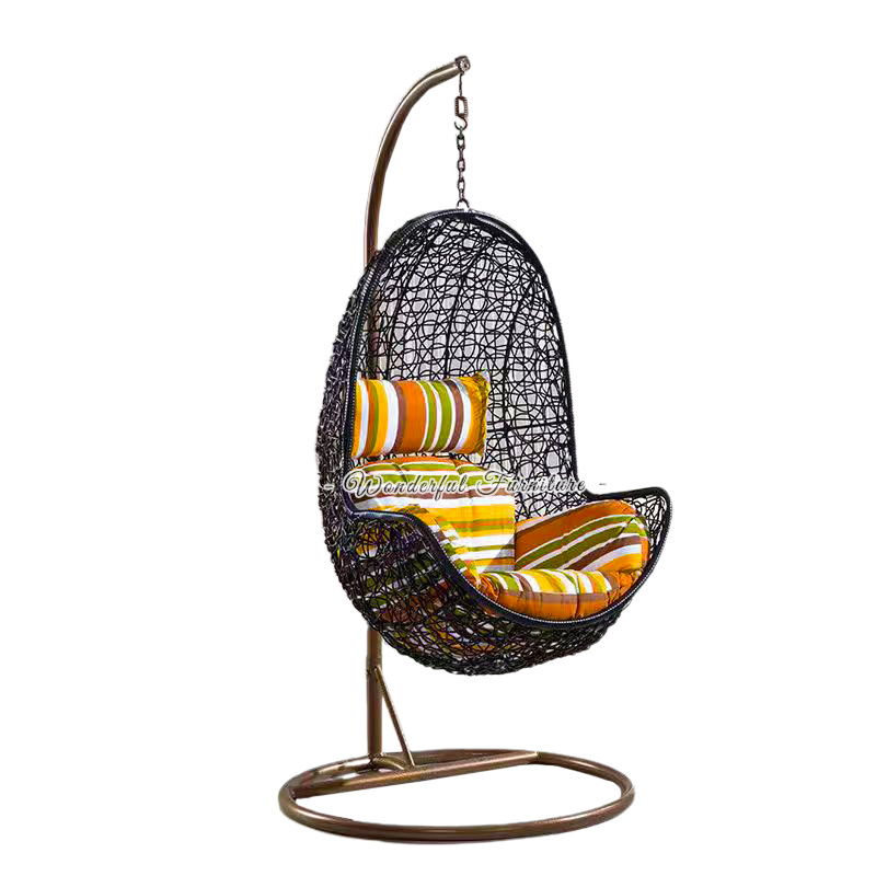 Hot Sale Rattan Swing Chair Cheap Porch Swing Indoor Swing Chair For Living Room