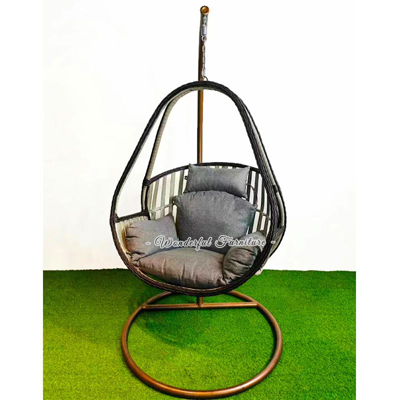 Good Quality Porch Swing Indoor And Outdoor Basket Swing Chair With Stand