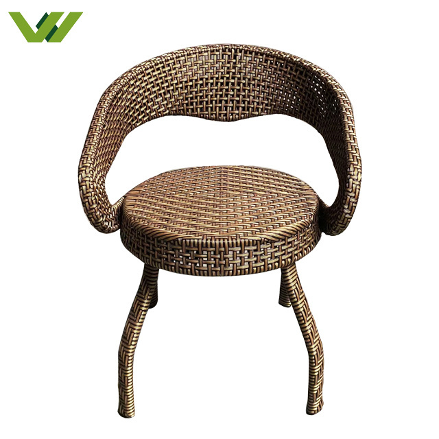 Wholesale Restaurant Outdoor Rattan Chair And Table Set Wicker Modern Small Space Outdoor Chair And Table