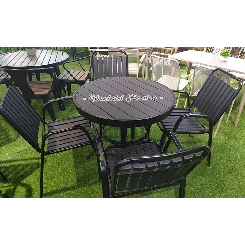 Garden Chairs Wood Plastic Composite Restaurant Furniture Garden Chairs And Tables