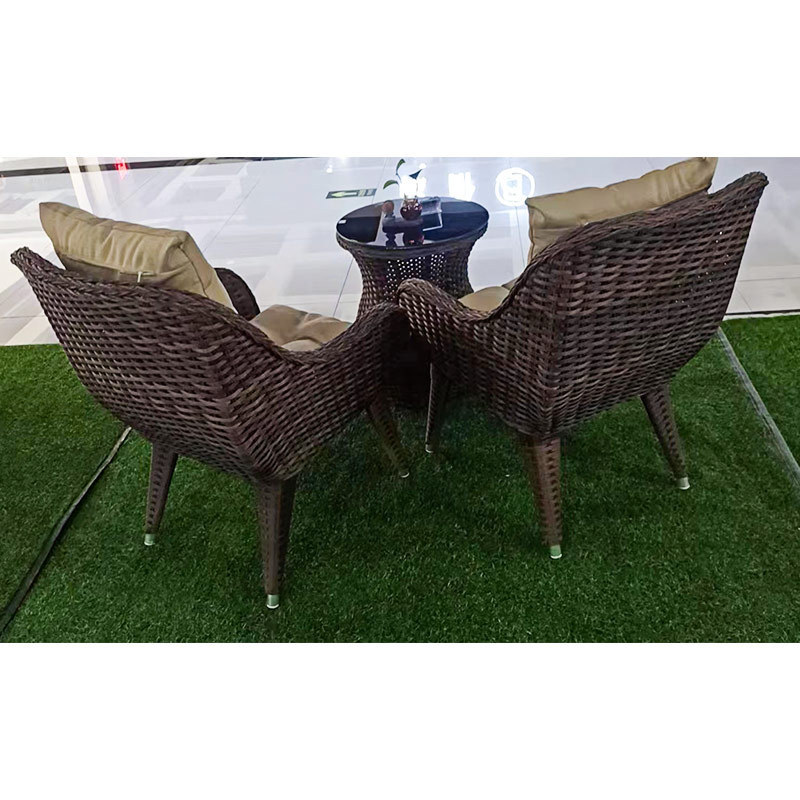 Cheap Patio Dining Table Set Indonesian Furniture Commercial Outdoor Furniture Garden Rattan Wicker Dining Set