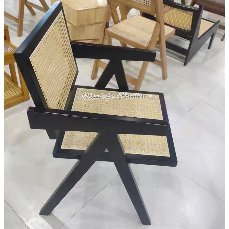 New Design Leisure Chair Cool Furniture Mesh Square Back And Seat Oak Arm Chair