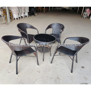 Mix Color Customized Outdoor Raw Wicker Furniture chair raw material roll plastic outdoor artificial synthetic rattan