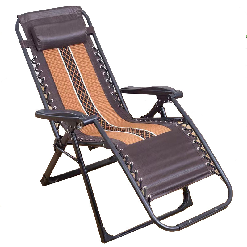 Hot Popular Dildo Lazy Rocking Chair Outdoor Portable Folding Sensory Zero Gravity Rocking Rattan Wood Chair With Foot Rest