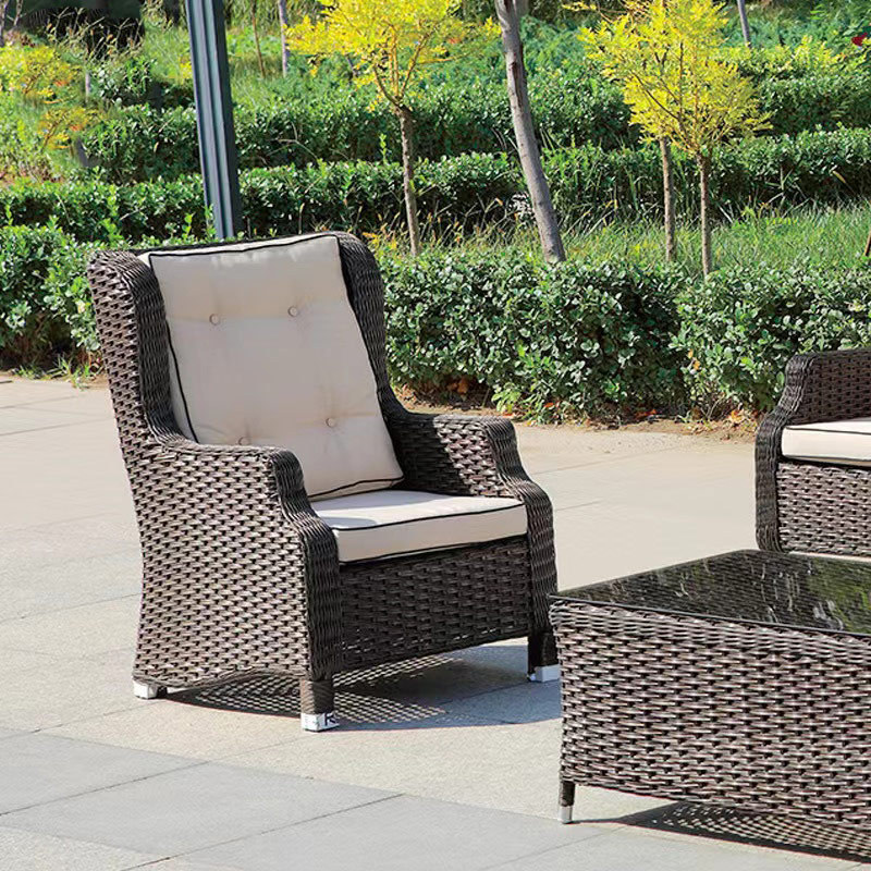 Garden Furniture Outdoor Rattan Living Sofa Set Loveseat Sofa Set Weave Wicker Sofa Set