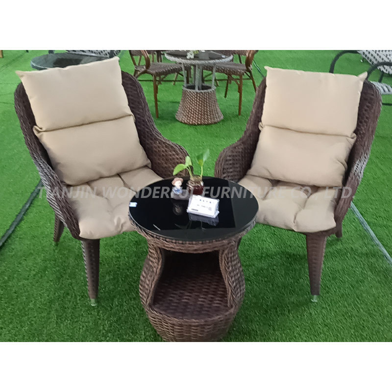 Cheap Patio Dining Table Set Indonesian Furniture Commercial Outdoor Furniture Garden Rattan Wicker Dining Set