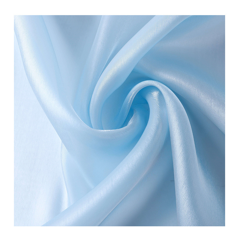 Liquid Organza  Fabric 100% Polyester  Cationic Iridescent Soft Satin Tulle Fabric For Woman dress