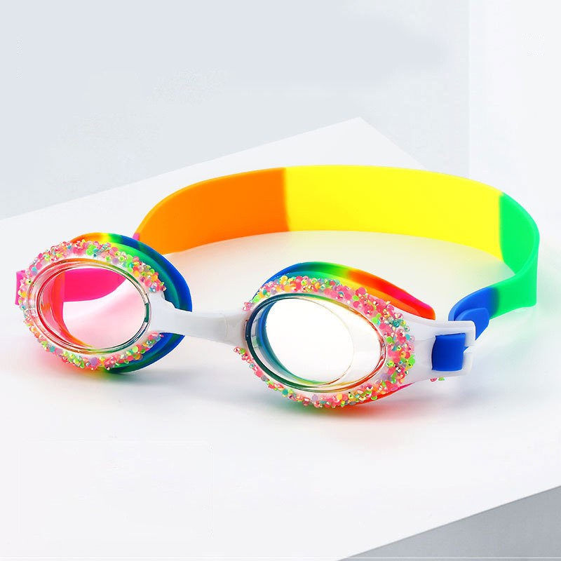 Colorful Children Antifog HD Swimming Goggle Box Waterproof Swimming Customized Goggles