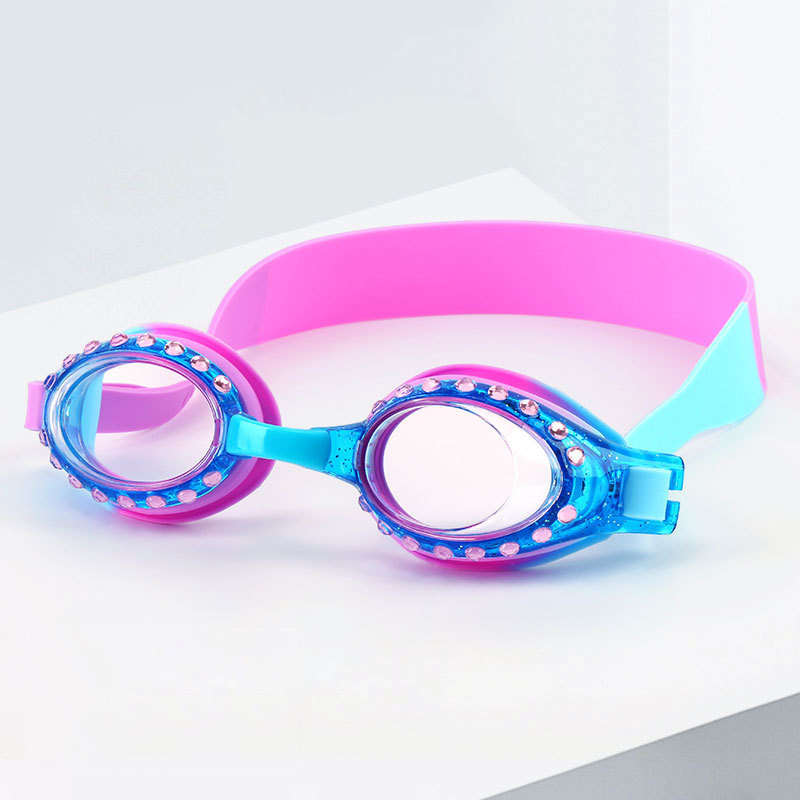 Colorful Children Antifog HD Swimming Goggle Box Waterproof Swimming Customized Goggles