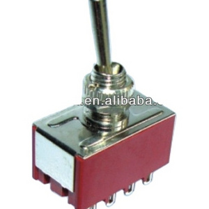 Factory Direct Sale 2A 250V ON-OFF 12 Pin Waterproof Rocker Toggle Switch 3 Way With CE Certificate