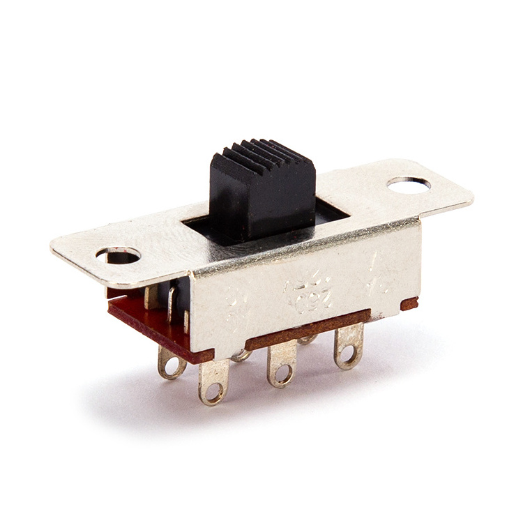 SS-22E01 Dip Right Angle Dpdt Horizontal 6 Pin Micro Slide Switch