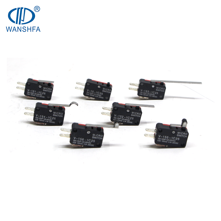 Snap Acting Switch 2A 5A 16A 125V 250V SPDT 2 pin mini micro switch