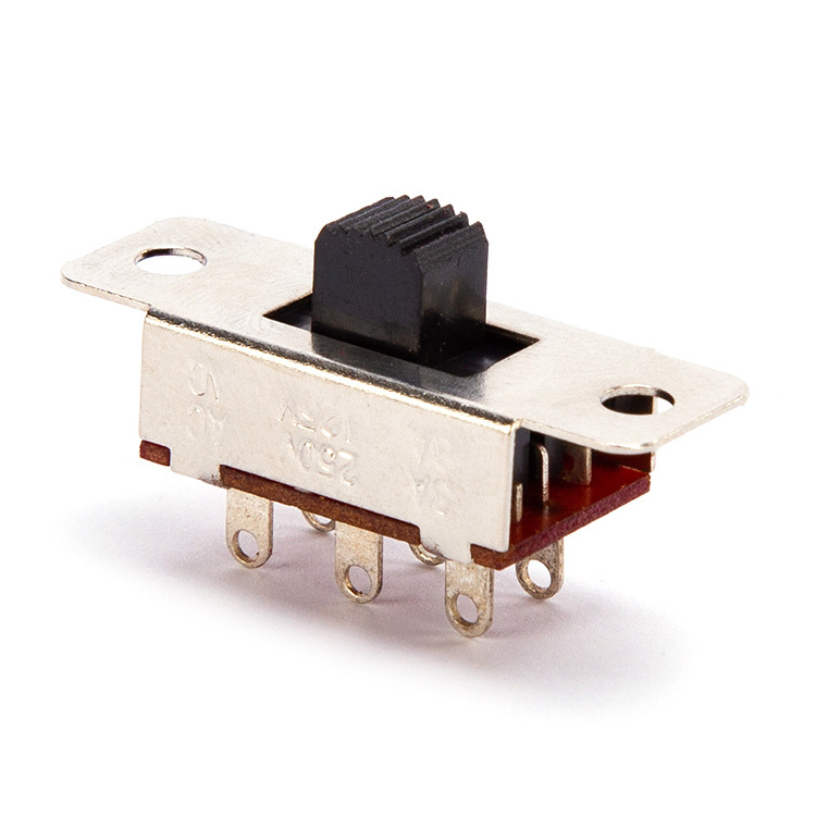 SS-22E01 Dip Right Angle Dpdt Horizontal 6 Pin Micro Slide Switch