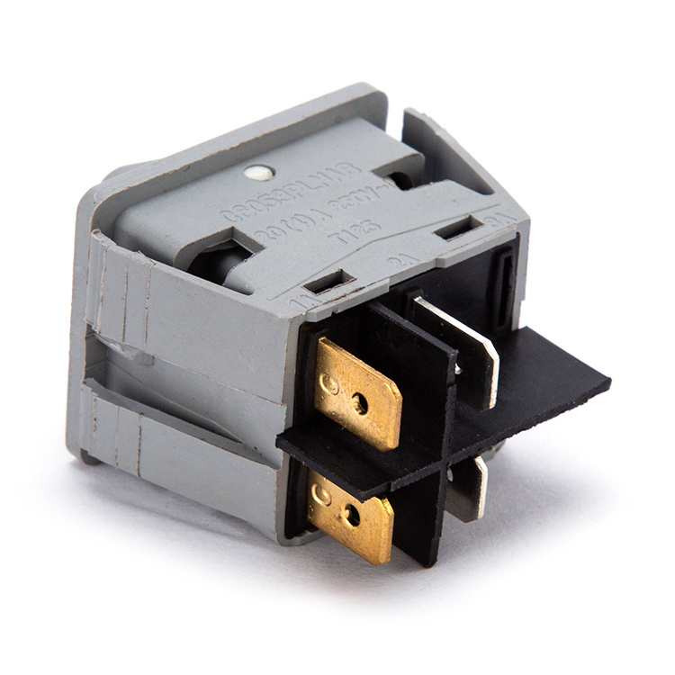 New product 4pin single pole double throw rocker switch with led light SPDT 2 position led switch rocker