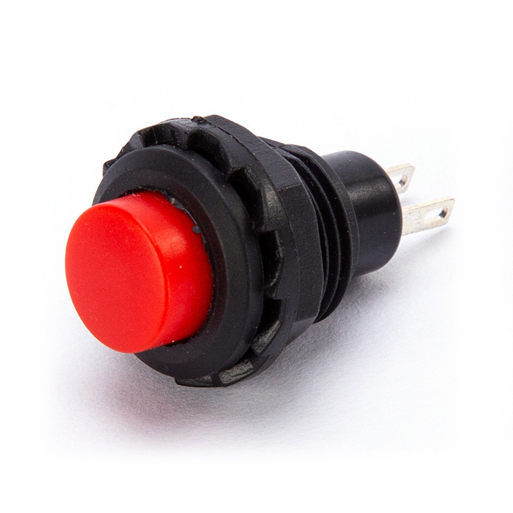 Plastic Push Button Switch 12V Car Dash On-Off Momentary Push Button Horn Doorbell Switch Momentary Push Switch 125V 3A