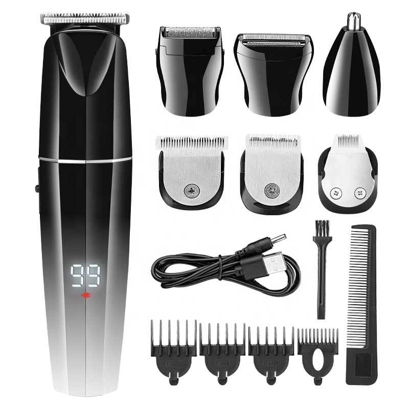 WAIKIL Popular Professional Haircut LCD Display Hair Cut Machine Hair Trimmer Hair Clippers For Men Best Shaving Clippers Kits