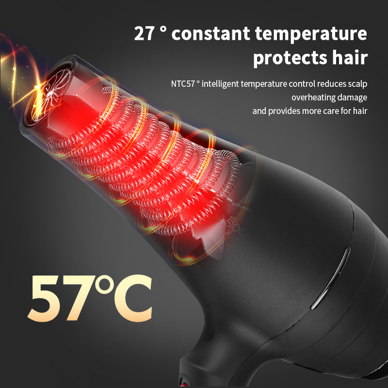 Professional Salon 5000w High Speed Hair Dryer Wholesale Hair Blow Dryer Ac Motor Powerful Hair Dryers Support Cold and Hot Air