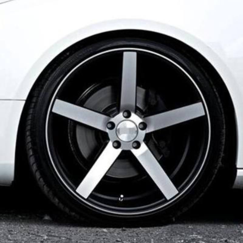 customized 5 spokes 5x114.3 5x120 5x112 16 17 18 19 20 21 22 inch aluminium alloy forged wheels oem rims