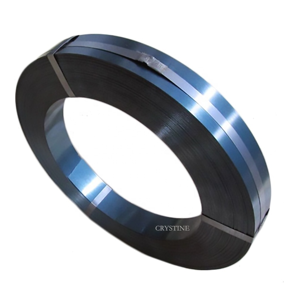 High Carbon Steel SAE1075 C75 CK75 Heat Treatment Blue Tempered Roller Shutter Door Spring Steel Strip