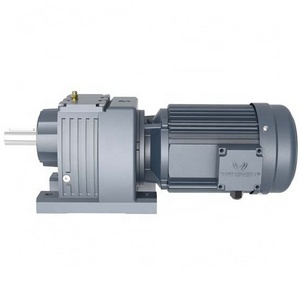 1 30 ratio reduction gearbox F series coaxial helical  electric gear motor