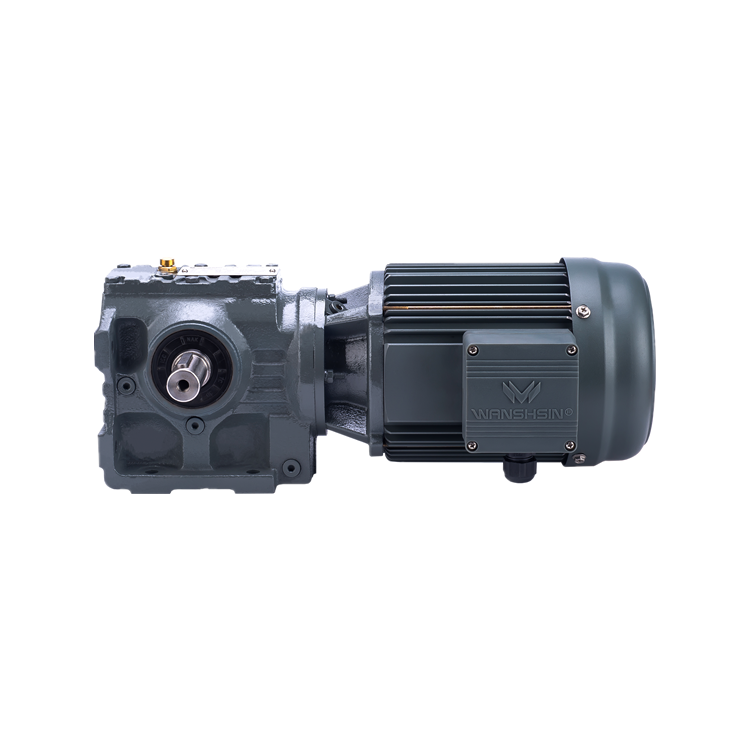 Wanshsin S series  AC electric bevel gear motor Industrial Gear Units gearbox for cutting paper machines