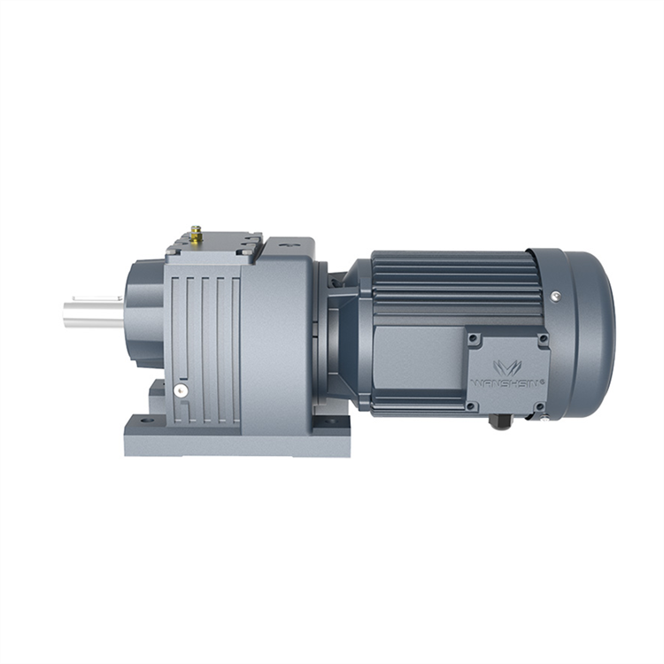 WANSHSIN Gear Motor with Gear Head Cast Iron High Quality Solid Shaft Hollow Shaft Reduction Gearbox Motoreductores