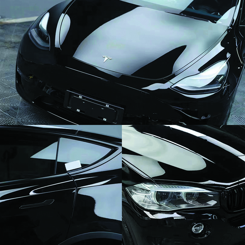 Wanshun factory price Tpu Ppf  Wrap Glossy Piano Black Paint Protection Film Top Coating Car Body Wrap Film new 2023