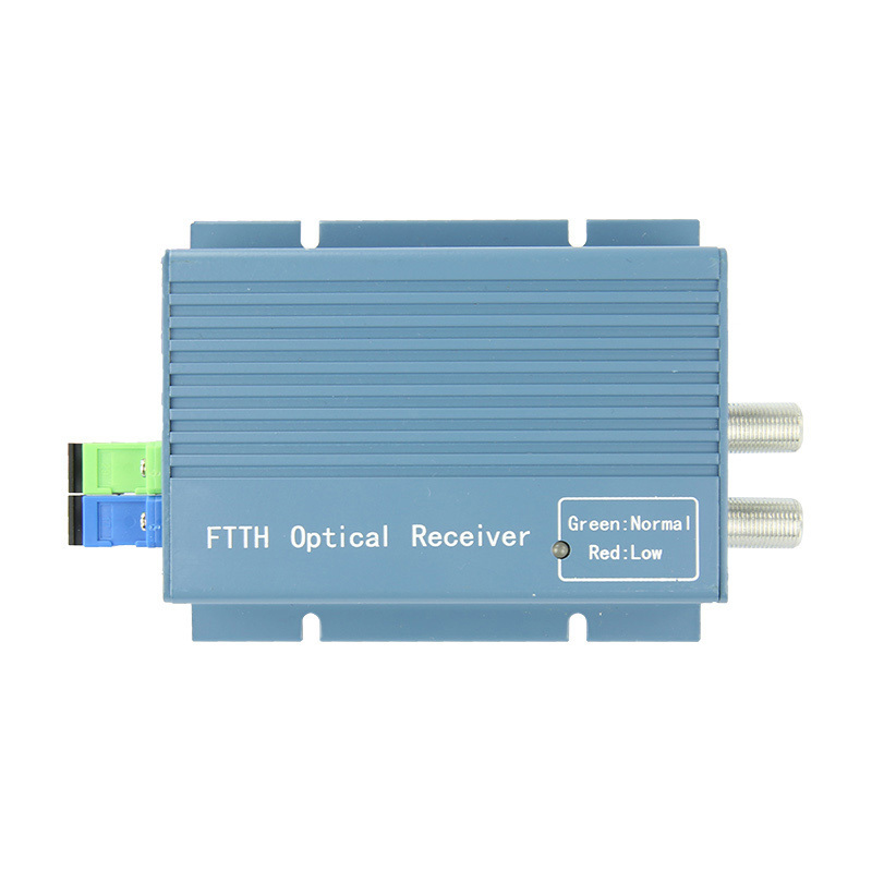 FTTH AGC WDM Mini Optical Receiver CATV 2 Ports Optical Node