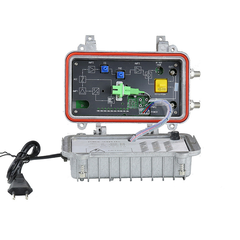 HFC CATV indoor outdoor Optical Receiver node 2way agc node