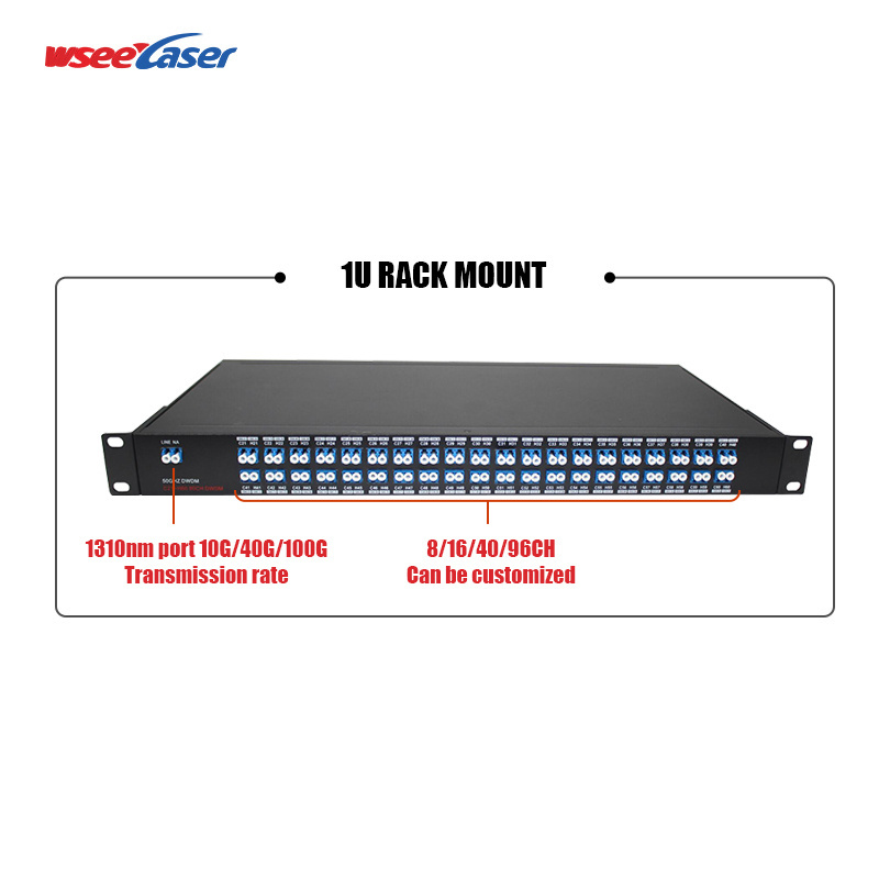 Telecom equipment mux demux 16 channel cwdm dwdm