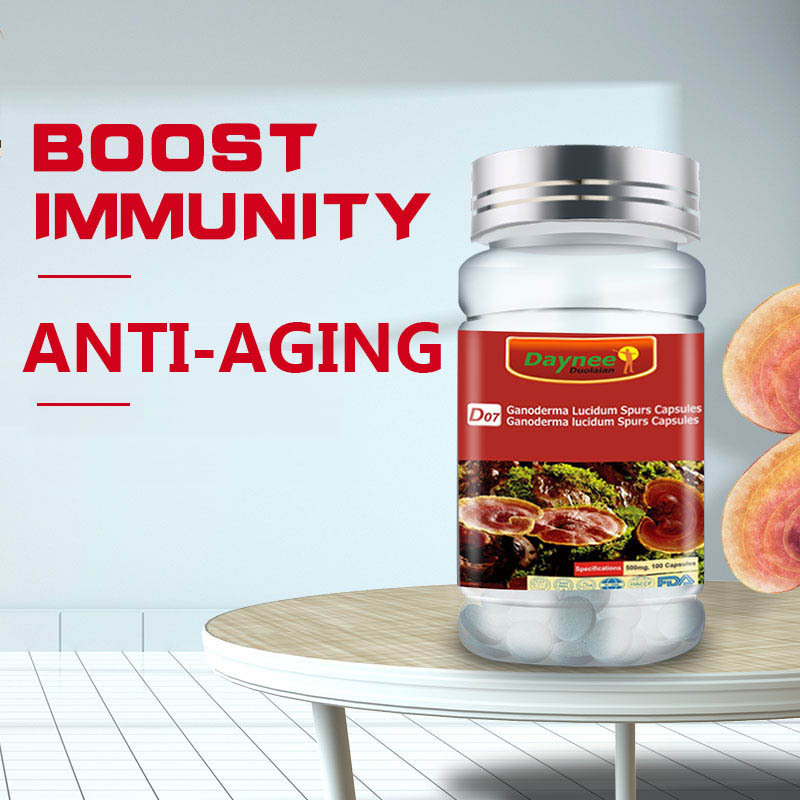 Lingzhi Spore Extract Softgel Capsules Boost immunity Resist allergic Healthcare Supplement Ganoderma Lucidum